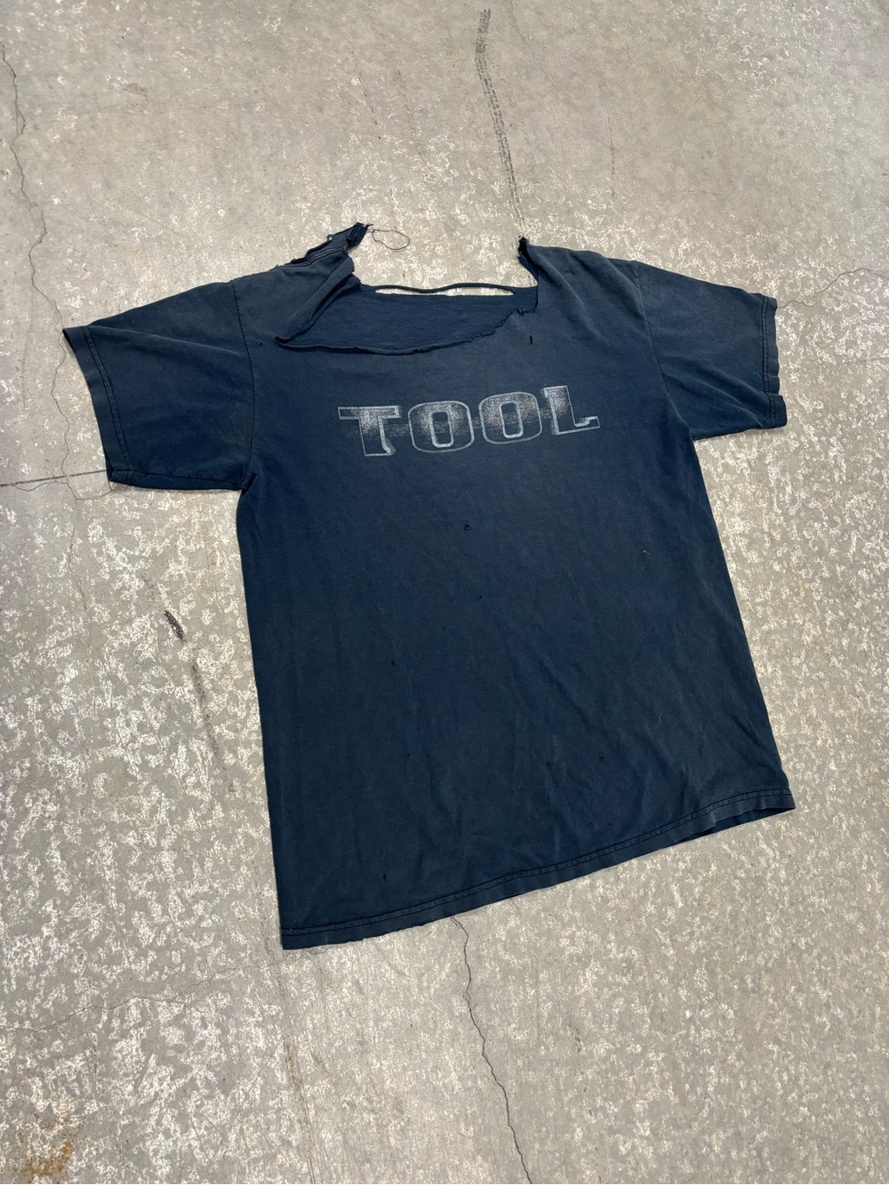 Vtg Tool Salival Skeleton 90s Rock Band Shirt Thrashed Grunge Large